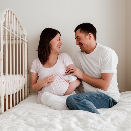 a-couple-enjoying-a-romantic-moment-together-with-a-baby-crib-in-the-background-symbolizing-the-re-